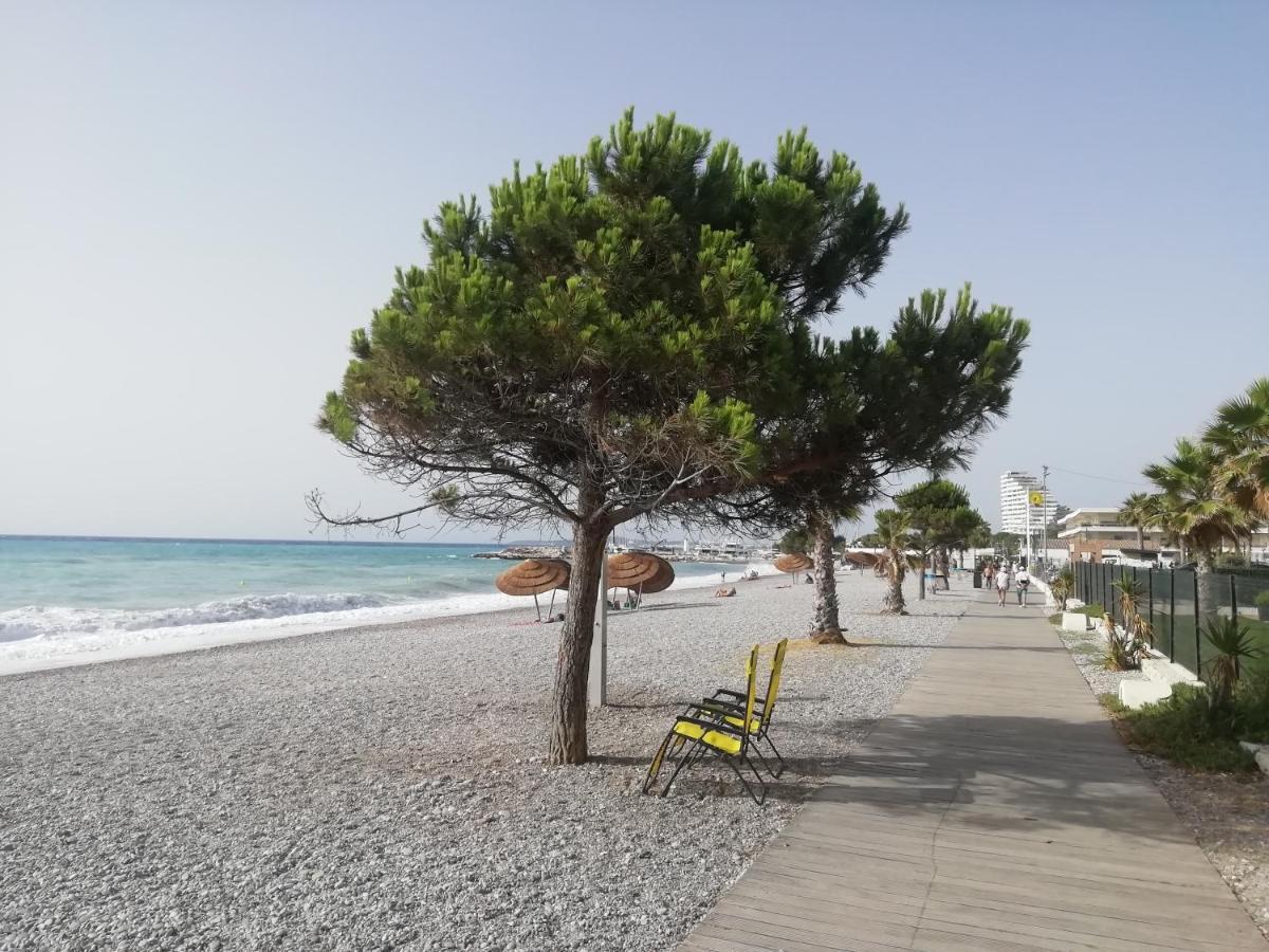 Côte d'Azur joli studio 50m plage, climatisation , parking. Villeneuve-Loubet Extérieur photo